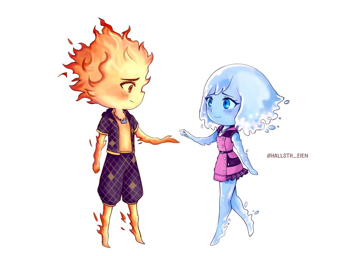 Hallsth_Eien's tweet image. I wouldn’t mind if you steal the show 🔥💧

#elemental #kingdomhearts 
#sokai