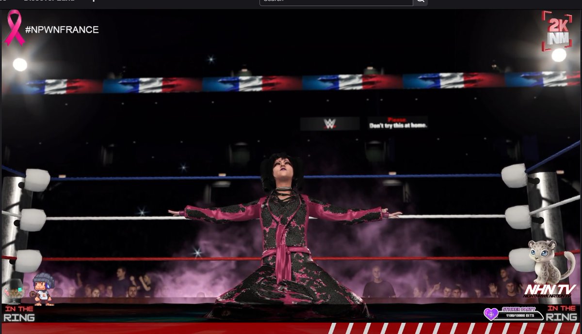 velvetdovelyn's tweet photo. Just flew into France for my debut on #NPWN So much fun! and got to hug "Izzy the Nightmare". #NPWNFrance https://t.co/wJVelyyjLT