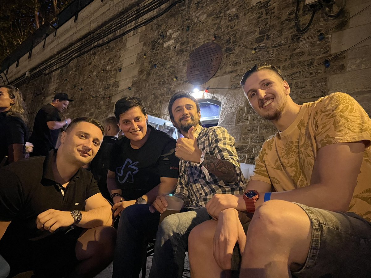 🎉 The ultimate blockchain bash with <a href="/ramonIsTweeting/">0xRamon.eth (+)</a> and <a href="/zksync/">ZKsync</a>! 

🚀 It's time to celebrate the power of scalable and secure transactions. 

It was an unforgettable night filled with tech, fun, and crypto vibes! 🥳 

#EthCCParis