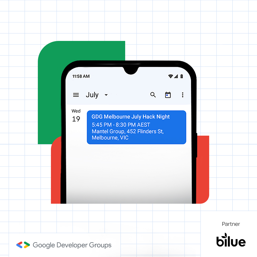 Mark your calendars! 🗓️ #GDGMelbourne #FlutterMelbourne &amp; #CocoaHeads hack night is back! 👩‍💻👨‍💻

Bring your laptop and a project you are working on or need help with. You can even bring your resume to get advice! 💻📄

RSVP 🔗 loom.ly/zQoYRLw

#Bilue #Android #iOS
