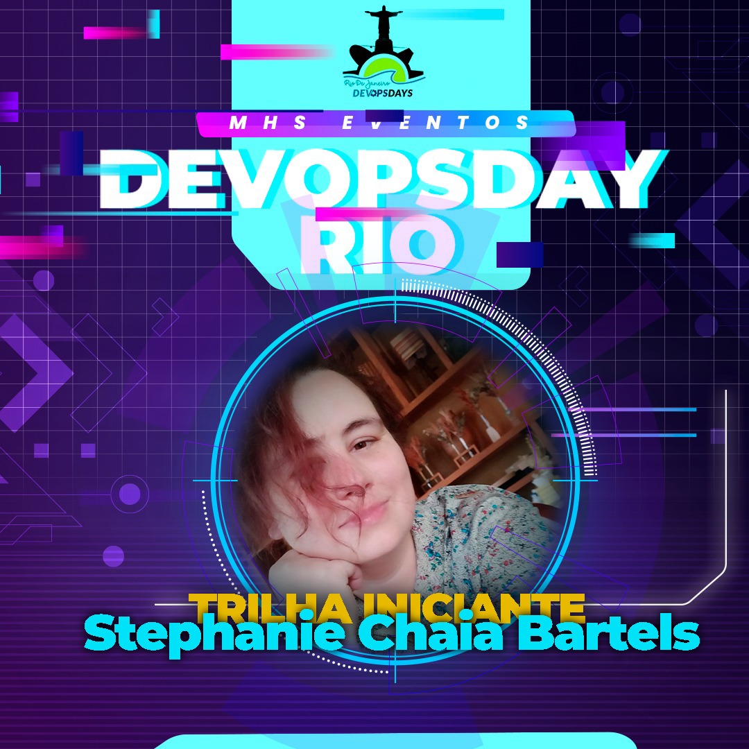 devopsdayrio's tweet image. Hoje é dia de apresentar a Stephanie Chaia Bartels! 

Pra quem tá iniciando na área, procurando novos ares e tentando mudar de área, a palestra dela é fundamental! 

Ela, que é ex dentista, vai falar sobre transição de carreira! 

Imperdível!

#devopsdays
#dodrio
#devopsdaysrio