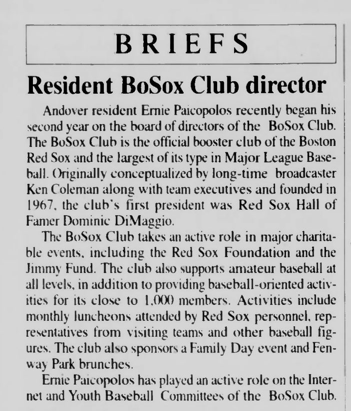 FenwayNation's tweet photo. Blast from the past (2006-Andover Townsman) #MovebackMonday https://t.co/4DvZbB43JW