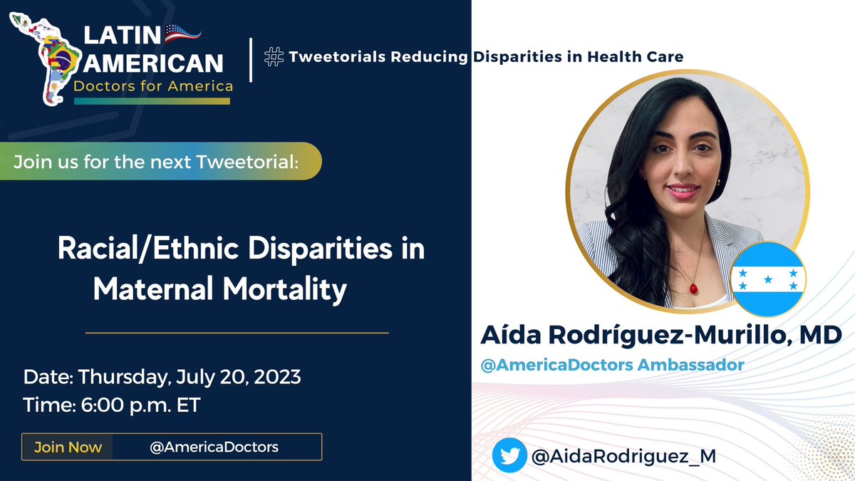 📢Join us this week #tweetorial to explore the 📊 Racial/Ethnic Disparities in 🤰🏽Maternal Mortality in 🇺🇸 #disparities #pregnancy🤰🏻 #healthcare🩺 #maternalmortality📈 #Equity⚖️
