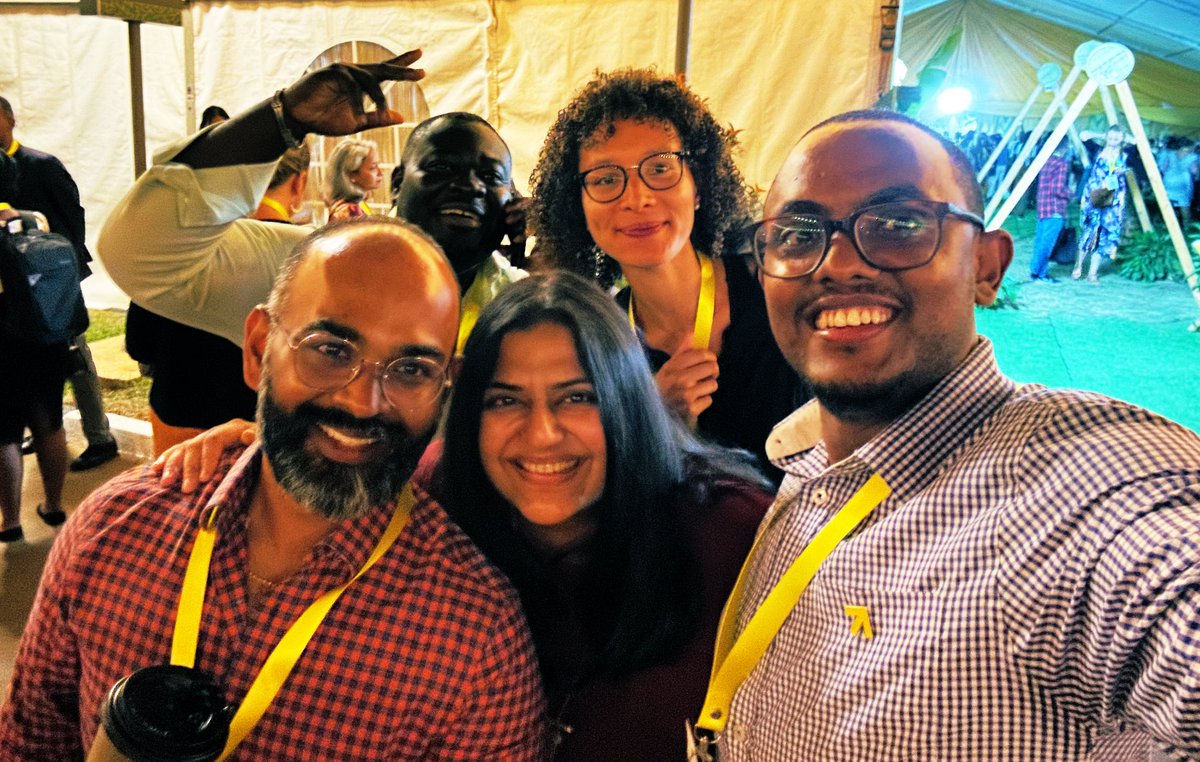 With <a href="/sufiaa/">Dr. Sufia Askari</a> <a href="/Kessogabrielle/">KG van Zutphen-Küffer</a> <a href="/srujith/">srujith lingala</a> Tamer <a href="/danamanquah/">daniel Amanquah</a> at #WD2023 - not in pics <a href="/live2serve/">Elvis Gakuba</a> who made this trip possible for us all. If you're interested in equity in nutrition for all women, we're interested in talking to you! See you <a href="/WomenDeliver/">Women Deliver</a> #SALinKigali #GenderEquality