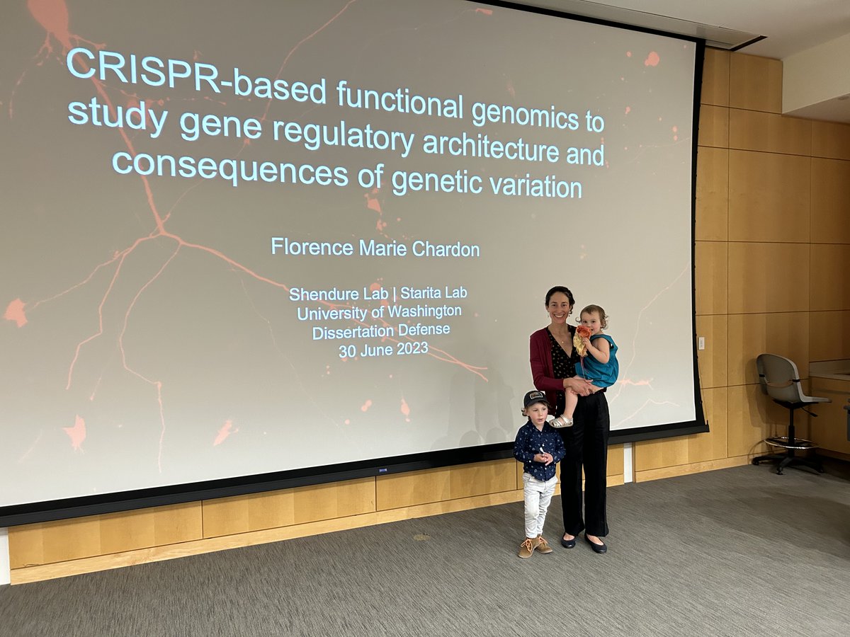 Flo Chardon (@flochardon) on Twitter photo A few weeks ago I defended my PhD thesis and I can't express how fulfilling the last 5 years have been in the <a href="/JShendure/">Jay Shendure</a> & <a href="/lea_starita/">Lea Starita</a> labs. I feel like I hit the jackpot with my incredible advisors, labmates, & the <a href="/uwgenome/">UW Genome Sciences</a> department. Thanks to all who celebrated with me! A few weeks ago I defended my PhD thesis and I can't express how fulfilling the last 5 years have been in the <a href="/JShendure/">Jay Shendure</a> & <a href="/lea_starita/">Lea Starita</a> labs. I feel like I hit the jackpot with my incredible advisors, labmates, & the <a href="/uwgenome/">UW Genome Sciences</a> department. Thanks to all who celebrated with me!