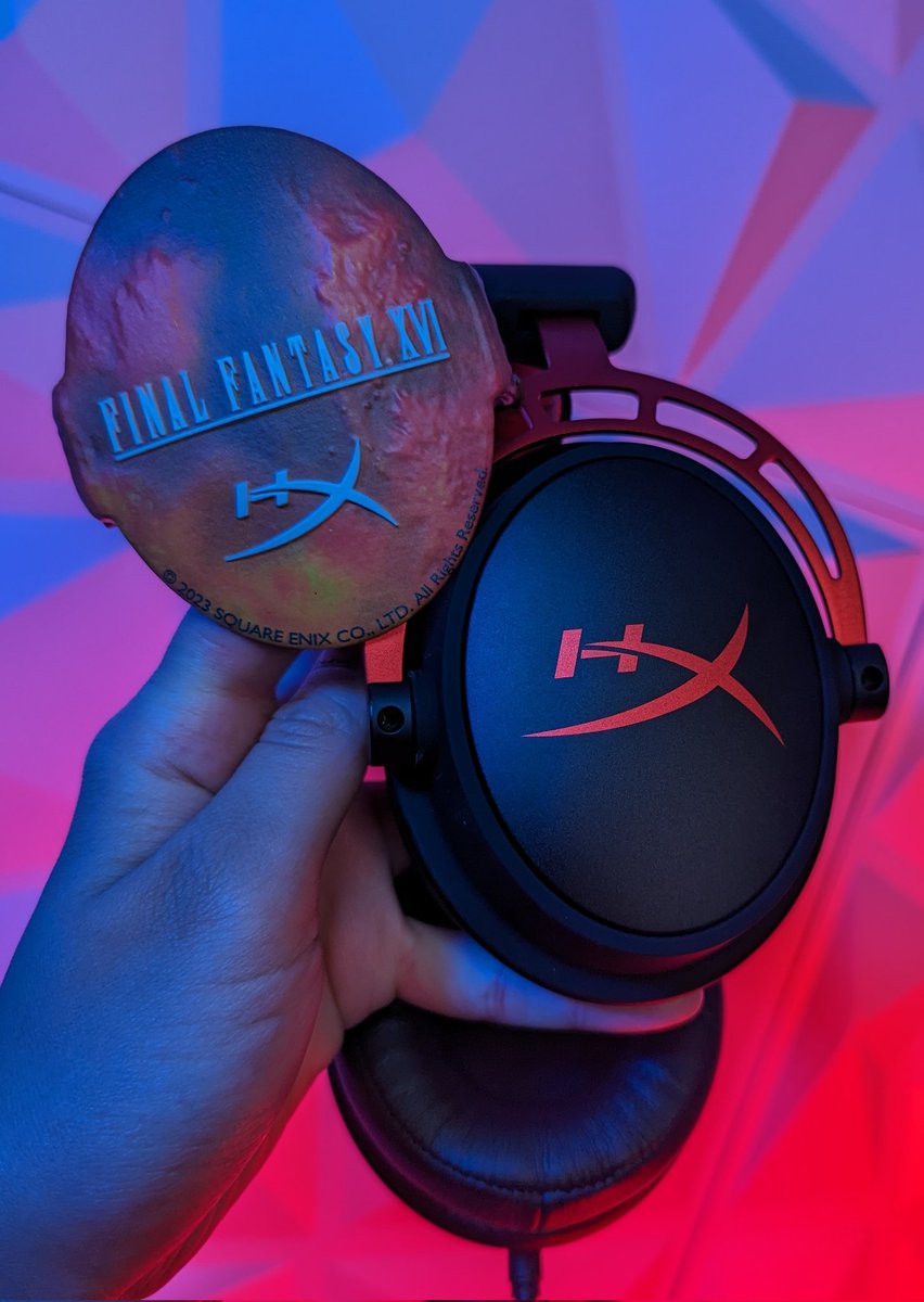 MCroft07's tweet image. [AD/GIVEAWAY] I'm teaming up with @SquareEnix to giveaway a pair of these AWESOME @HyperX Cloud Alpha headphones with some SICK textured Final Fantasy XVI covers!

To enter the giveaway please comment "Fate will Fall" below and make sure you're following :)

[UK only, ends Fri]