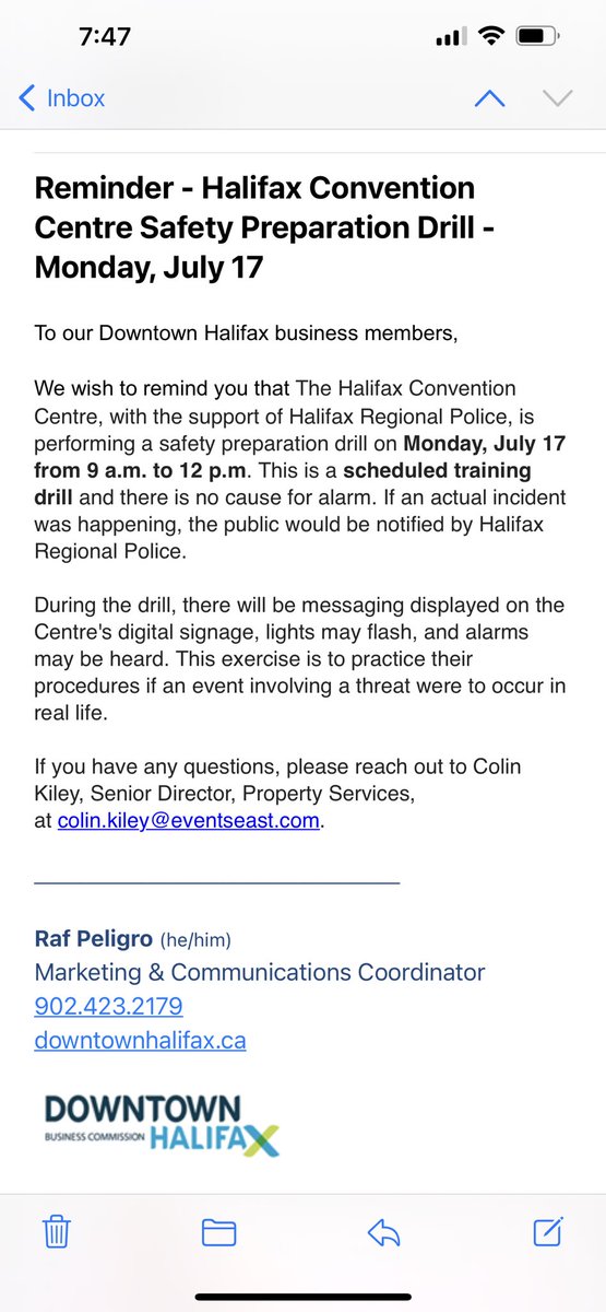 thepred212121's tweet photo. @Girrl_Friday It was a planned exercise at the Convention Centre. https://t.co/qYSRJQO7LJ