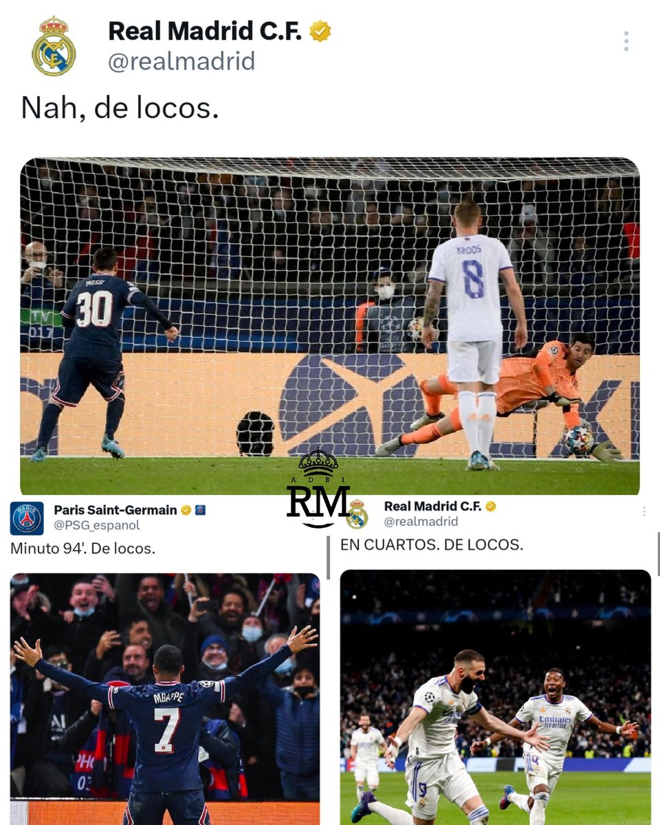 "Con el Rey de Europa no se juega." 👑