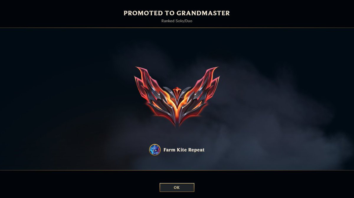 FarmKiteRepeat's tweet image. A season of hitting grandmasters multiple times has been very satisfying, ending in Grandmasters even better!