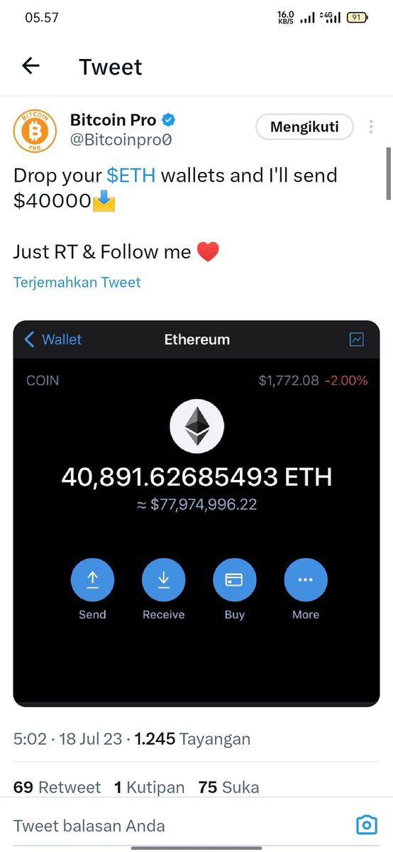 andy451986121's tweet photo. @Bitcoinpro0 Done,,0xA4F04a47A6AAE0Cd5f853b14850Cee0b5a0e3320 https://t.co/KbqcR0RozG
