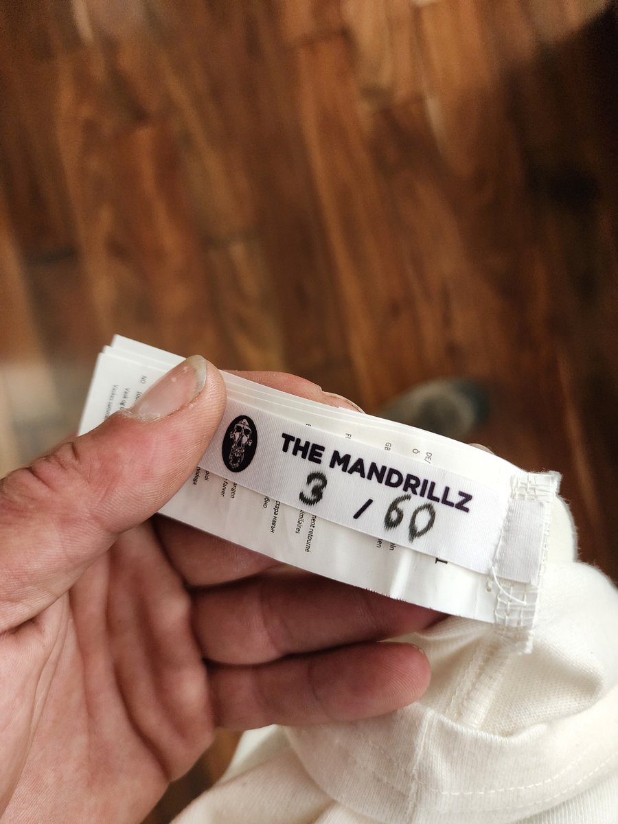 You've Got Mail! My <a href="/TheMandrillz/">The Mandrillz NFT ™️💤</a> limited run shirt from Deutschland that included the OG Limited Print, some high quality stickers, a Mandrillz Pin &amp; a snack! The shirt is SO THICK I thought <a href="/Seppow86/">Seppow ™️💤</a> made a mistake &amp; sent 2 of them on accident. Danke schon von der Bay Area, CA!