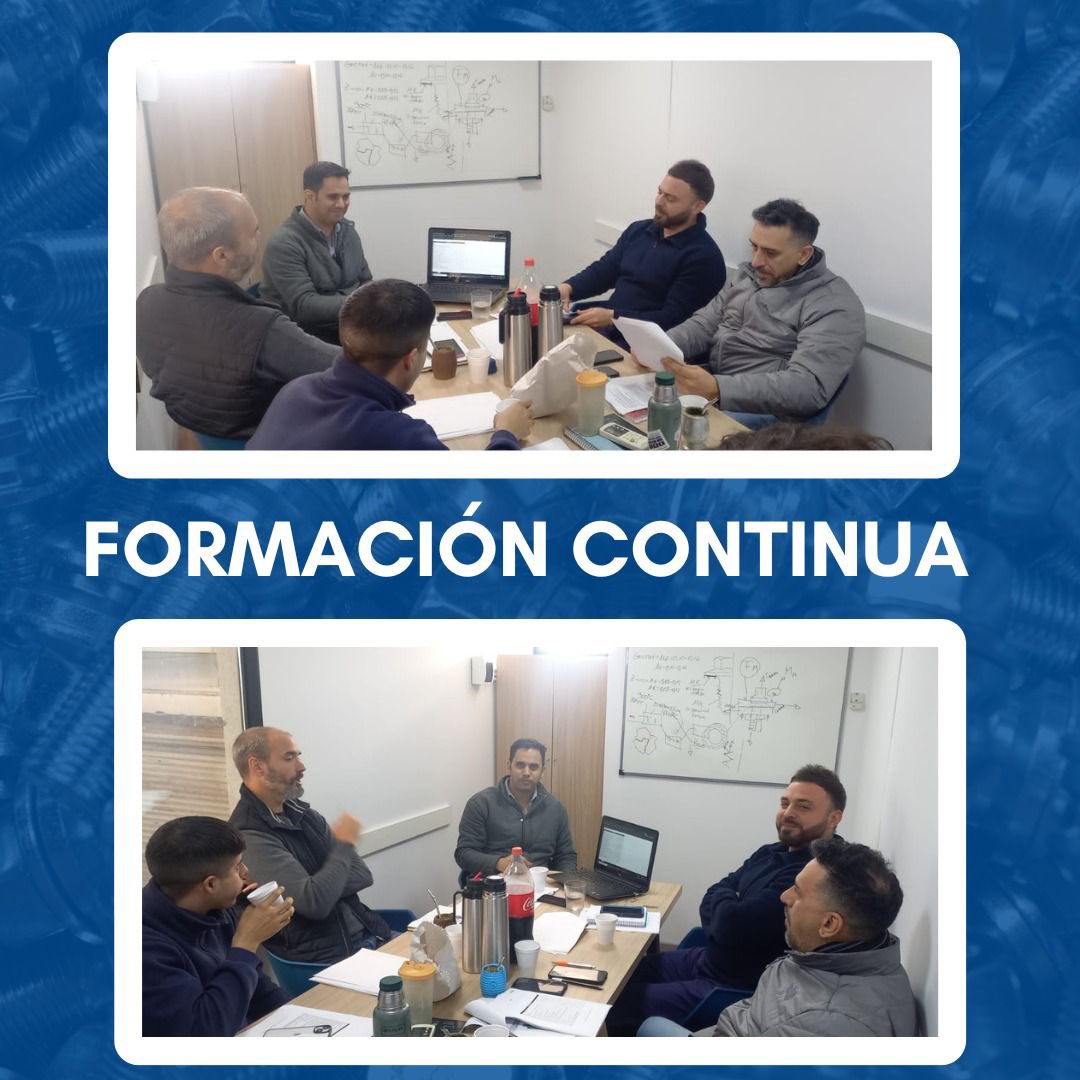 ALDOLORUSSO's tweet photo. La semana pasada fue muy intensa en @BaigorriaInd. Nos visto nuestro maestro Robson Gómez para continuar con la capacitación teórica y práctica para perfeccionar nuestros conocimientos en los procesos de desarrollo de bulones, tuercas y piezas especiales. https://t.co/DCRlVY9zE7