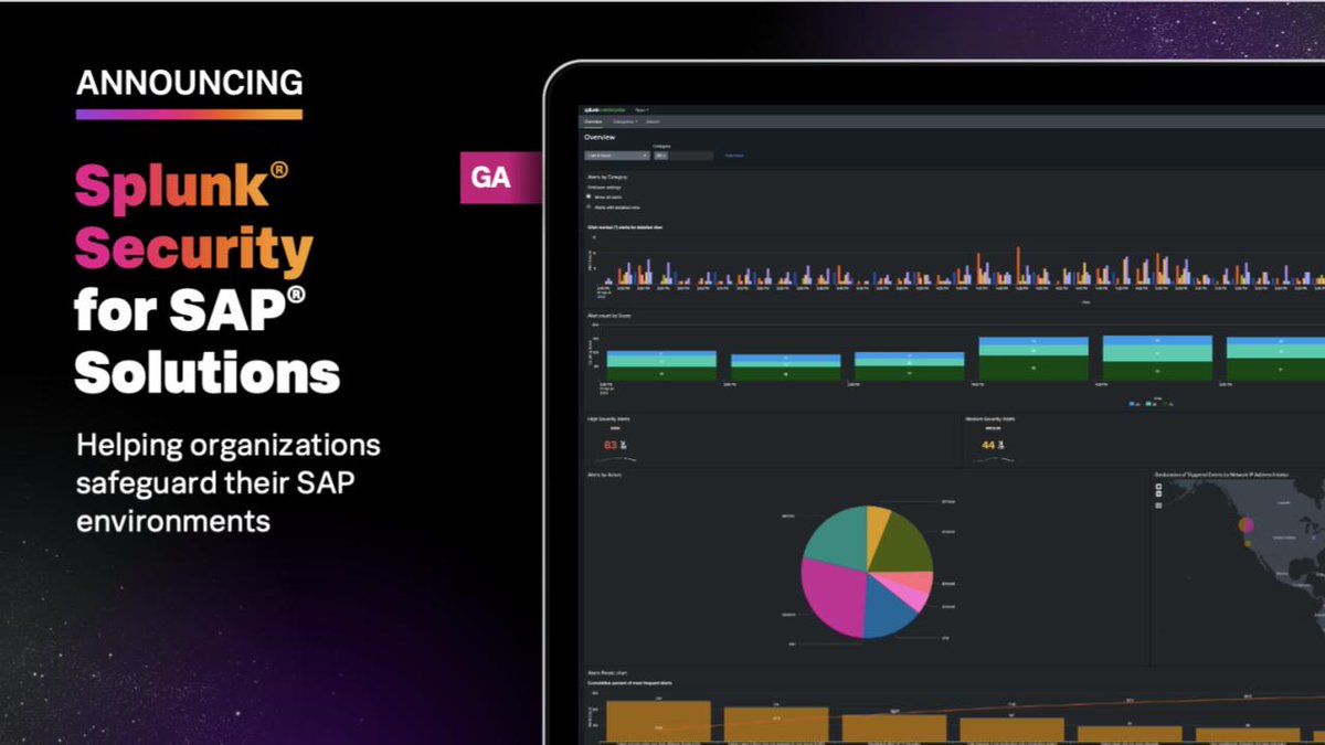 splunk's tweet image. Spread the news - #SplunkSecurity for SAP Solutions is generally available, meaning #SplunkPartners can sell this app and deliver immediate value to customers, starting today! 

Taking the #SplunkGPS stage is Andrew Kisslo, SVP of Global Partner Marketing at @SAP, to share more.