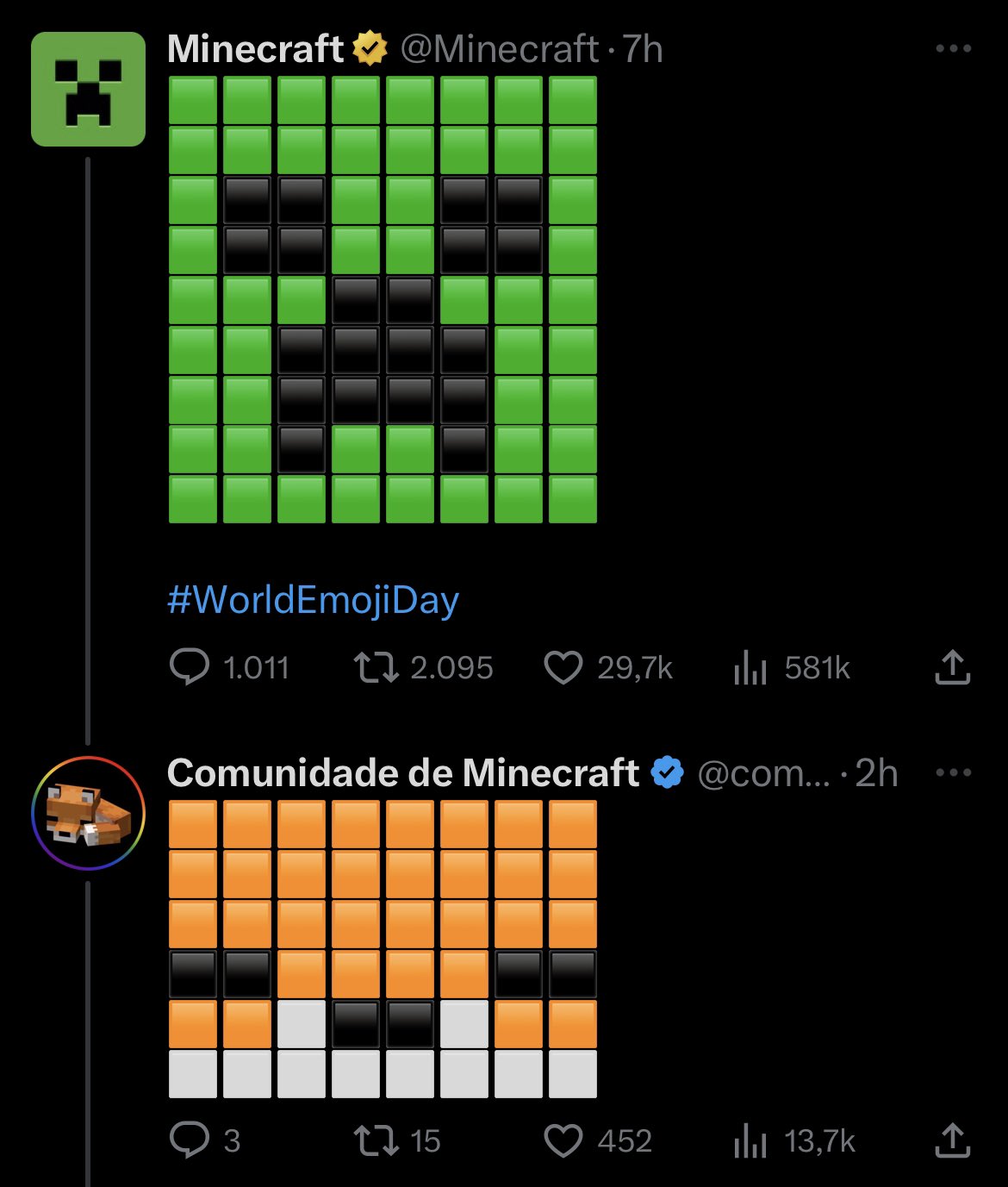 Comunidade de Minecraft on Twitter: