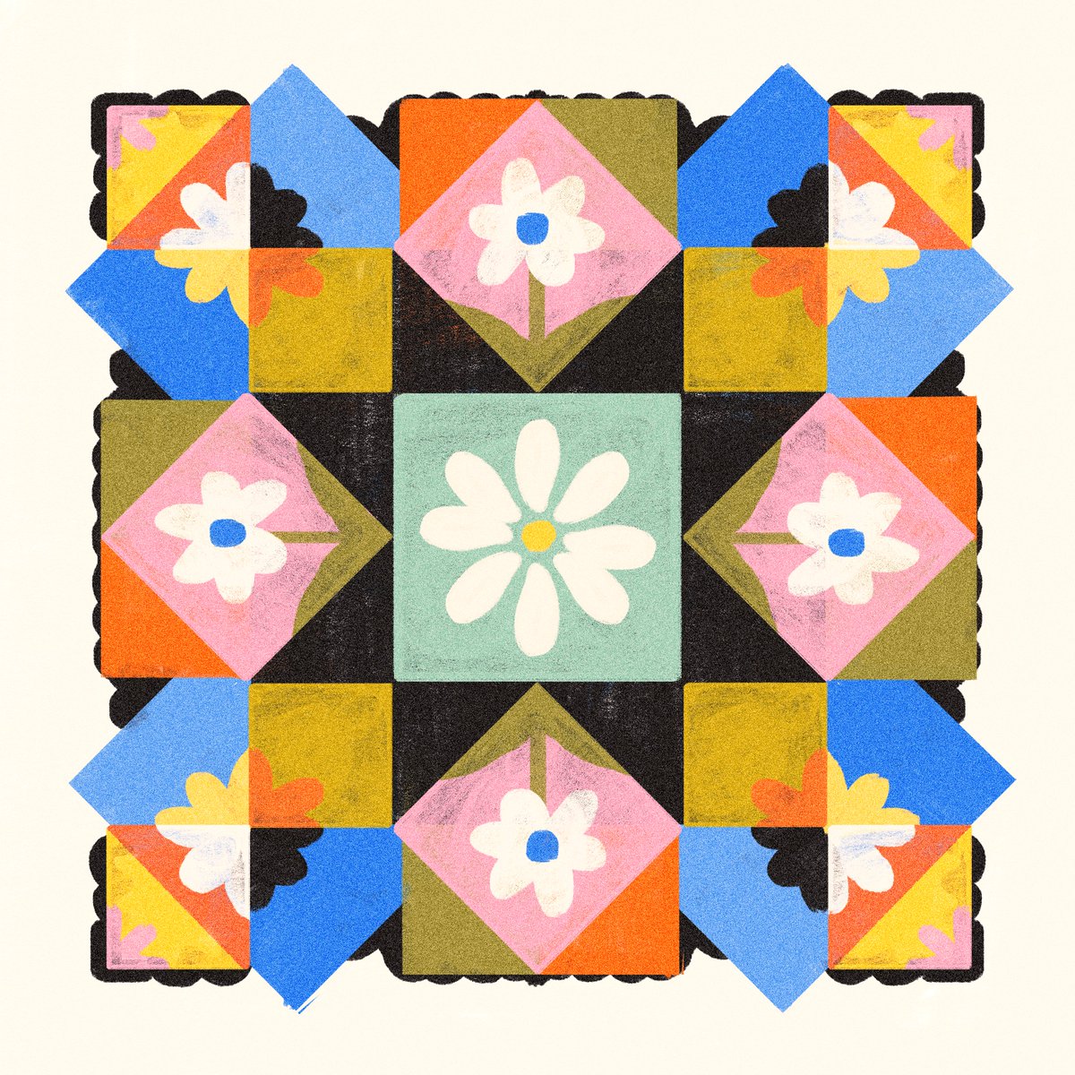 jamestjeffers's tweet photo. Barnyard Daisy 🌼

quick lil quilt block doodle! https://t.co/MijbRiWqHZ