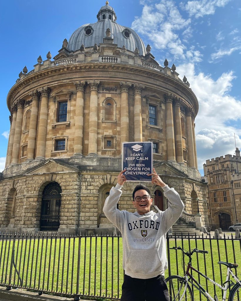 I can’t keep calm, I’ve been #ChosenForChevening . 

Here are some shots that marks the beginning of my #CheveningJourney at the @UniofOxford