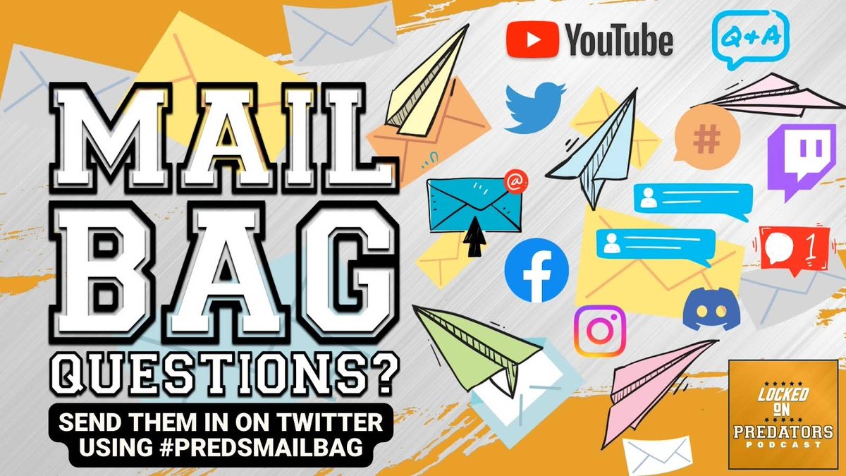 We're recording our #Preds offseason mailbag episode tomorrow, and we're still looking for a few more questions. Send them in, and we'll answer yours live on our show!