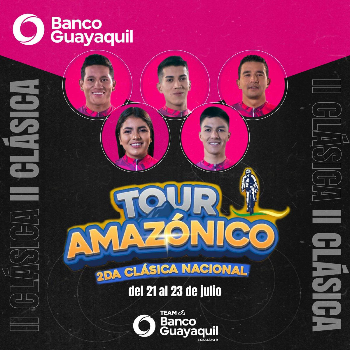 ll Tour Amazónico  🇪🇨 del 21 al 23 de Julio , allá vamos 🔜🚴🏽‍♂️🔥