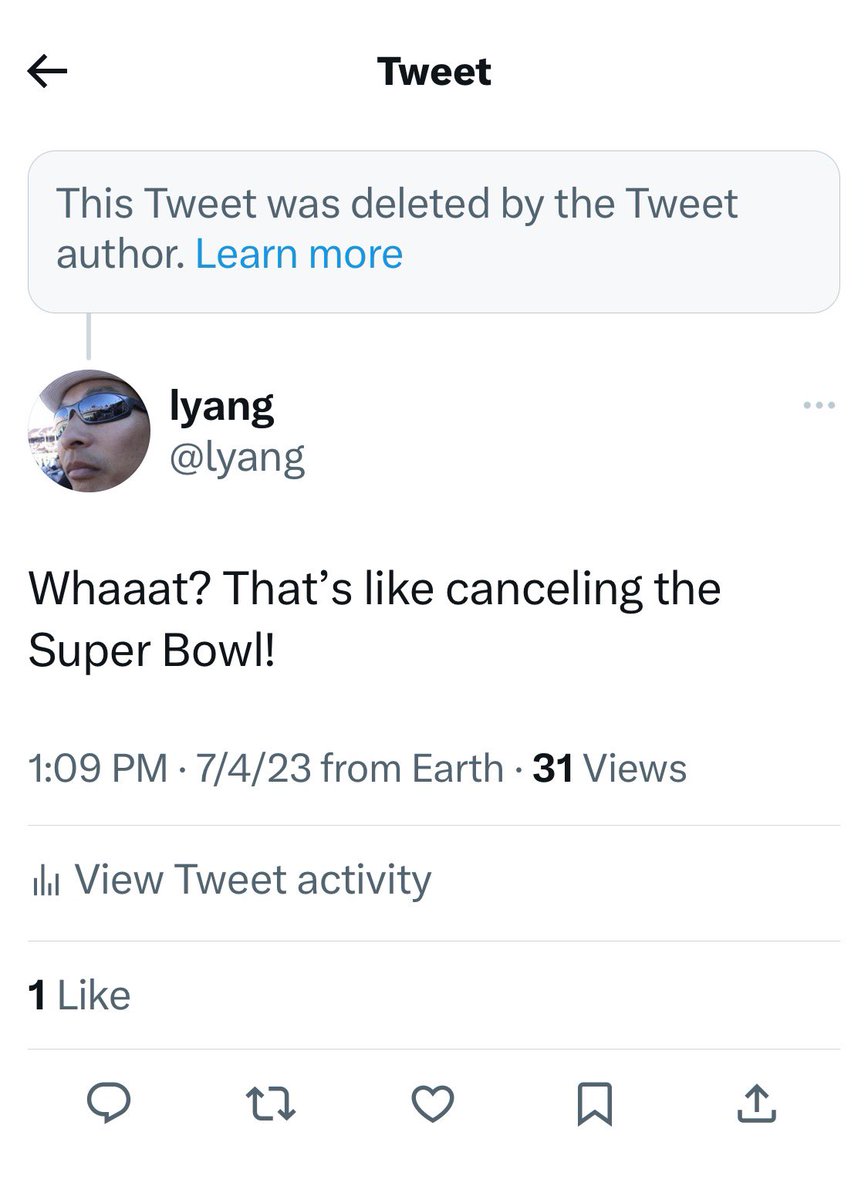 Dang… was it something I said?