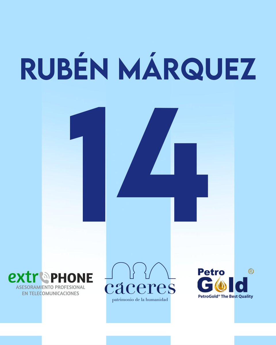 ℹ| Plantilla Senior

📝 Renovación

Anunciamos la renovación del CAPI #14, <a href="/_RURRA/">Rubén Márquez Piña</a>. Sello y valores del San José. ¡Mucha suerte en la temporada Capi!  🔝💙

#123SanJosé💙