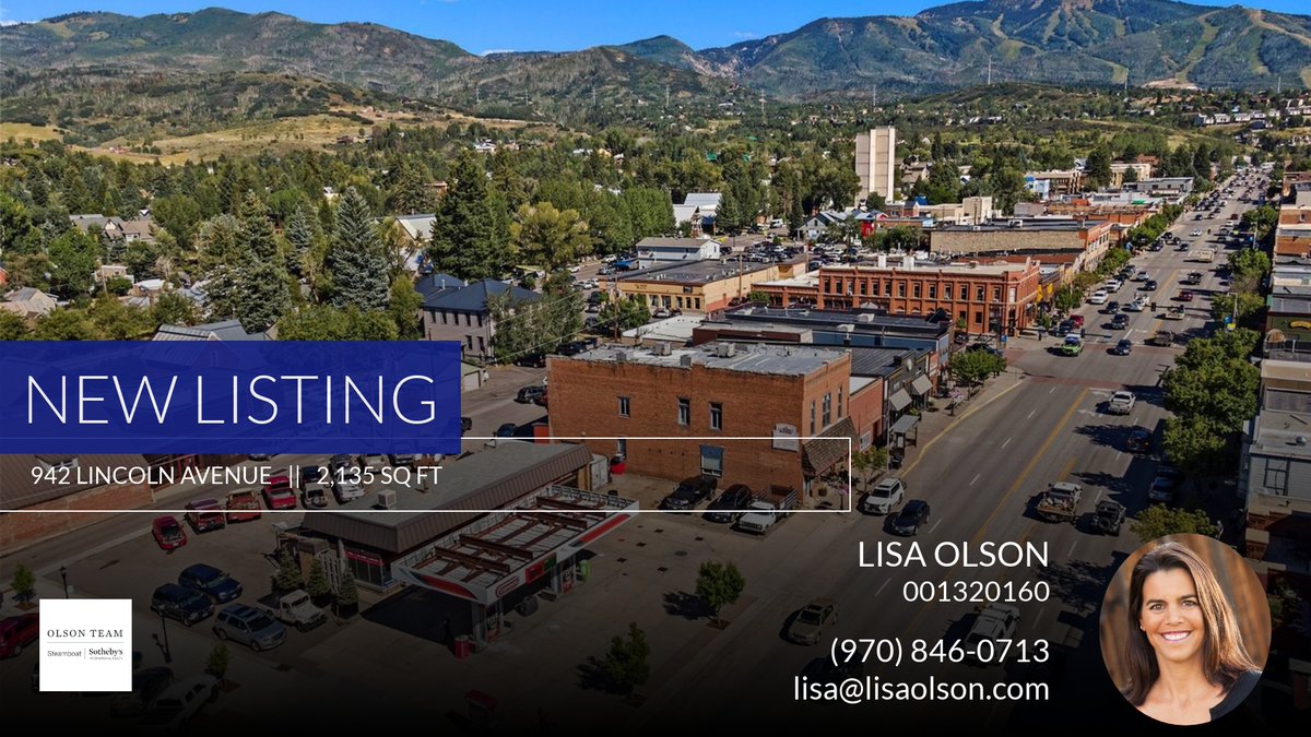 SteamboatBuyNow's tweet photo. 📍 New Listing 📍 Take a look at this fantastic new property that just hit the market located at 942 Lincoln Avenue in Steamboat Springs. Reach out here or at (970) 846-0713 for more information

Message me anytime with all your St... https://t.co/F1S2BWgUvc https://t.co/6CzYirz0tz