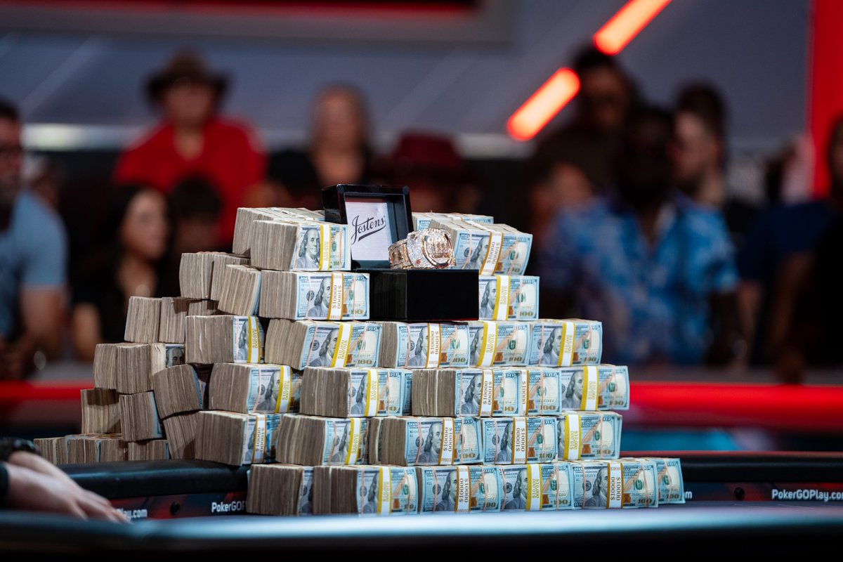 Daniel Weinman is the final player standing of 10,043 and wins the WSOP Main for $12,100,000!