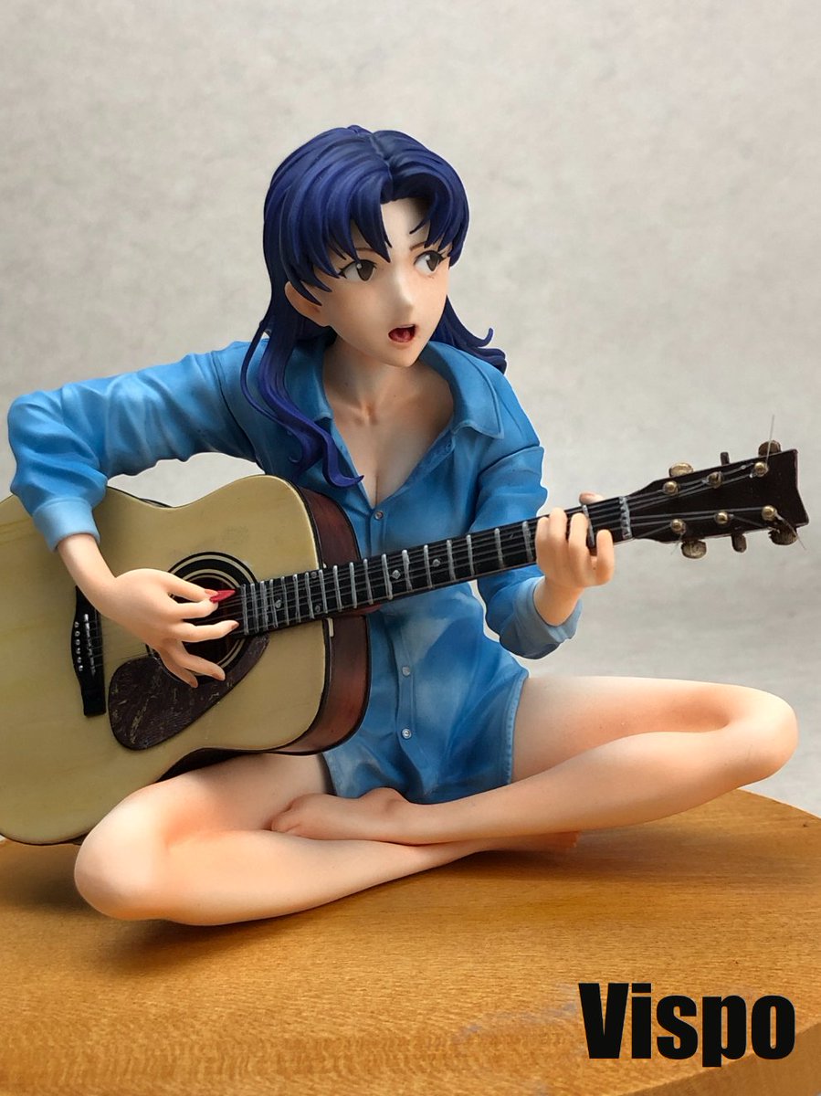 エヴァンゲリオン VISPO ミサトノブルース 1/7ミサトノブル－ス完成しました。ミサトさんは昭和の香りが良く