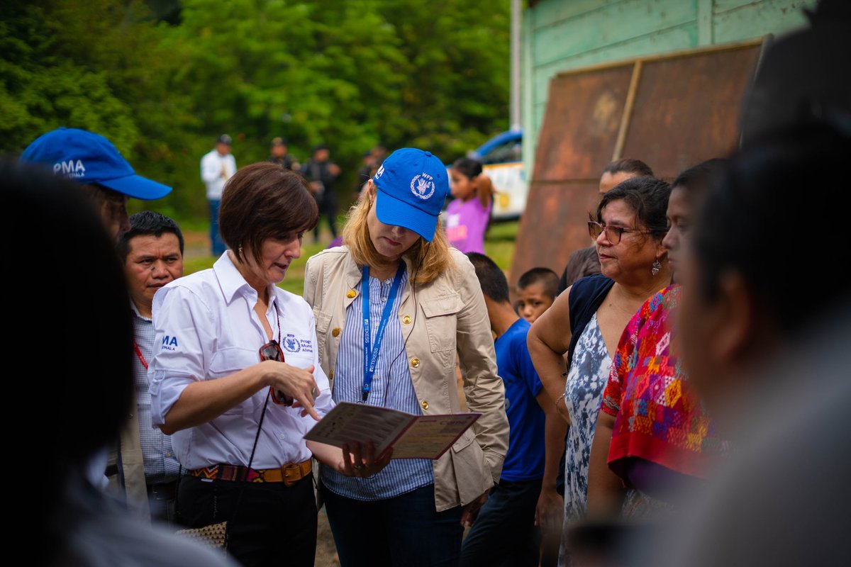 WFPGuatemala's tweet photo. 2️⃣ Visita a proyectos de resiliencia, empoderamiento de mujeres y nutrición en #Panzos Alta Verapaz https://t.co/x0ZUbWdxFV