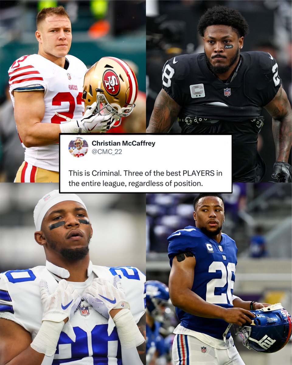 brgridiron's tweet photo. RBs around the league are not holding back 🗣️ https://t.co/SozuJIHA1l