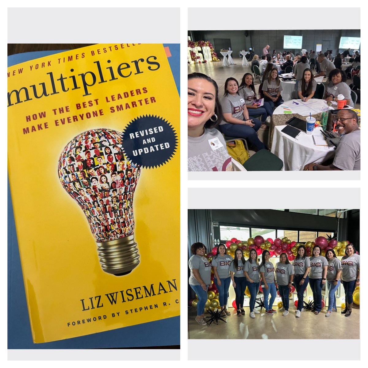 Day of 1 @EISDofSA Think Play Win BIG Leadership Retreat done! Feeling the #Multipliers effect from the @EISDTeachLearn department! #GoBigGoEdgewood