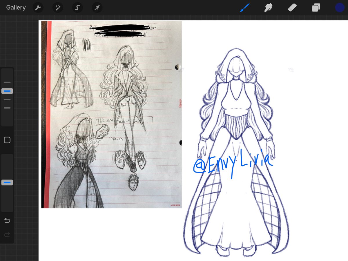It’s just a sketch for a potential vtuber model but still~ let’s add a stupid watermark
