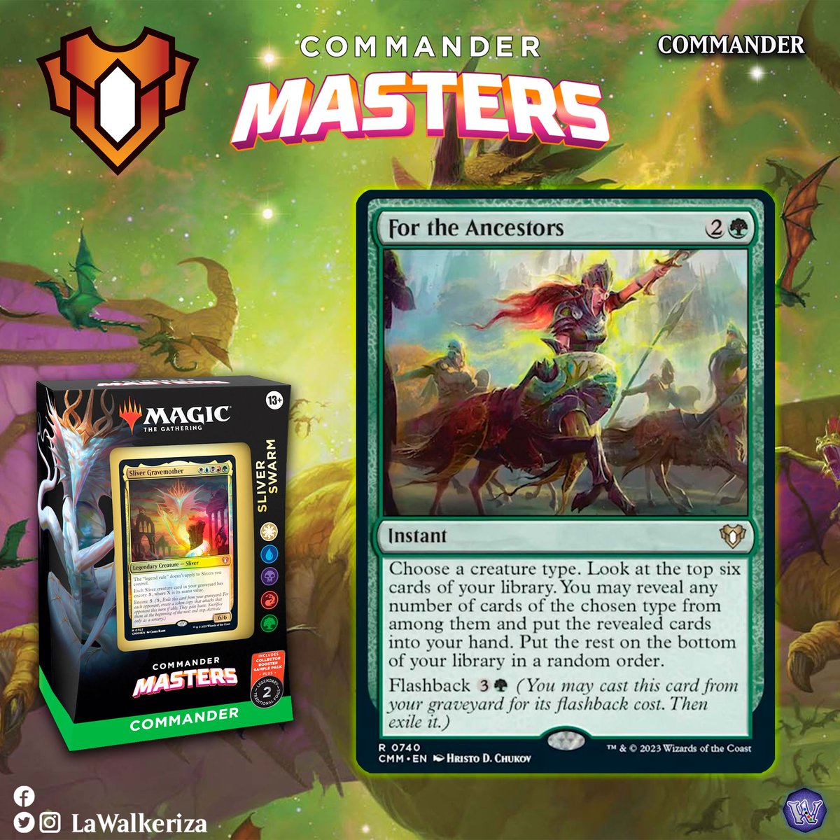 LWalkeriza's tweet photo. #LaWalkeriza
#MTGHispano #MTGCMaster #MTGspoilers #MTG #MagicTheGathering #mtgcommunity
#MTGcommander #Sliver #Rukarumel #MTGslivers https://t.co/orlFwoLIQD