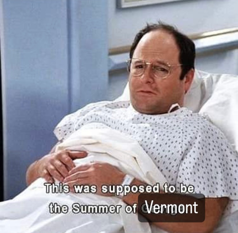 my first summer in Vermont: flash floods with a side of smoke 😮‍💨😭