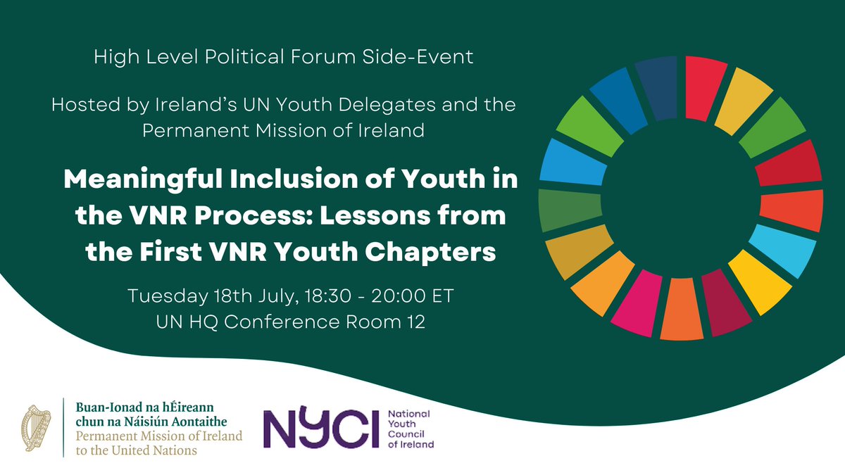 UN Youth Delegates Ireland tweet media