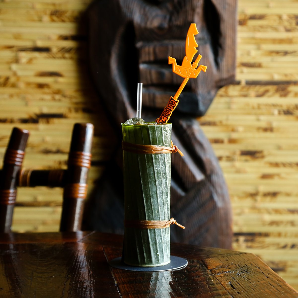 Namesake drank: Passion fruit. Pineapple. Lemon. Vanilla. Rum. A souvenir swizzle stick for you to keep if you want. 

70 gazillion sold and guzzled, spilled and comped since 2014 not exaggerating that much #neworleanstiki #talesofthecocktail