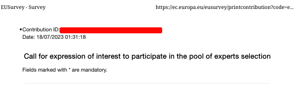 aeris_v2's tweet photo. Je sens que je vais le regretter mais… j’ai officiellement postulé pour faire parti du collège d’expert près de #EDPB 😍 https://t.co/3nG2Lou02T
