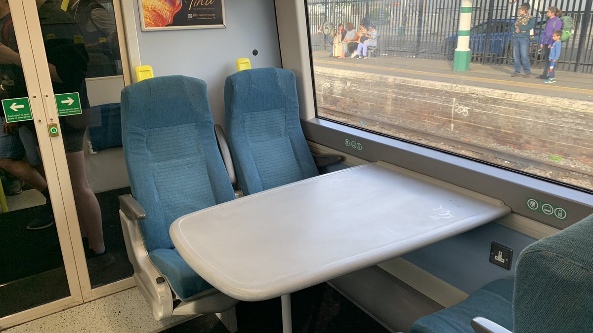 LudwigTails's tweet image. Arrived back in Eastbourne on @SouthernRailUK #class171 805. I honestly love these trains a lot and I will defiantly like to come back and ride them again. It didn’t go anywhere cuz there was a trespasser on the line. Oof. Bye class 171! 

#southernrail #southernrailuk #turbostar