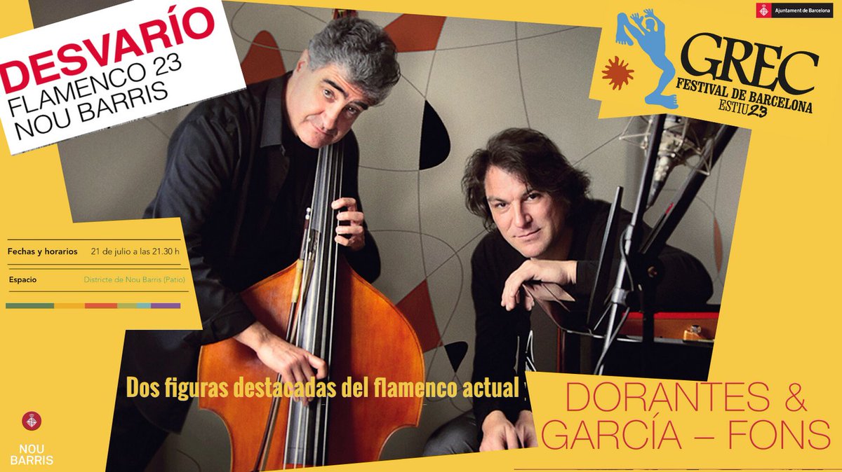 dorantes_musico's tweet photo. 21 de Julio con mi querido Renaud Garcia-Fons de #paseoados por Barcelona :) 🎹🎻 https://t.co/M6tKTHwzk9