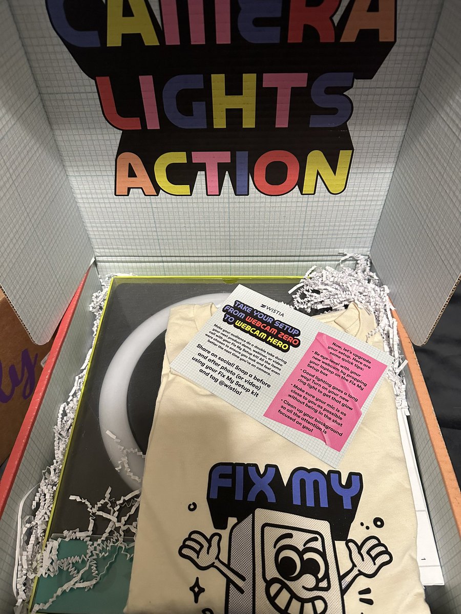 Thanks!!! Really loving this box from <a href="/wistia/">Wistia</a>. #video #fixmysetup