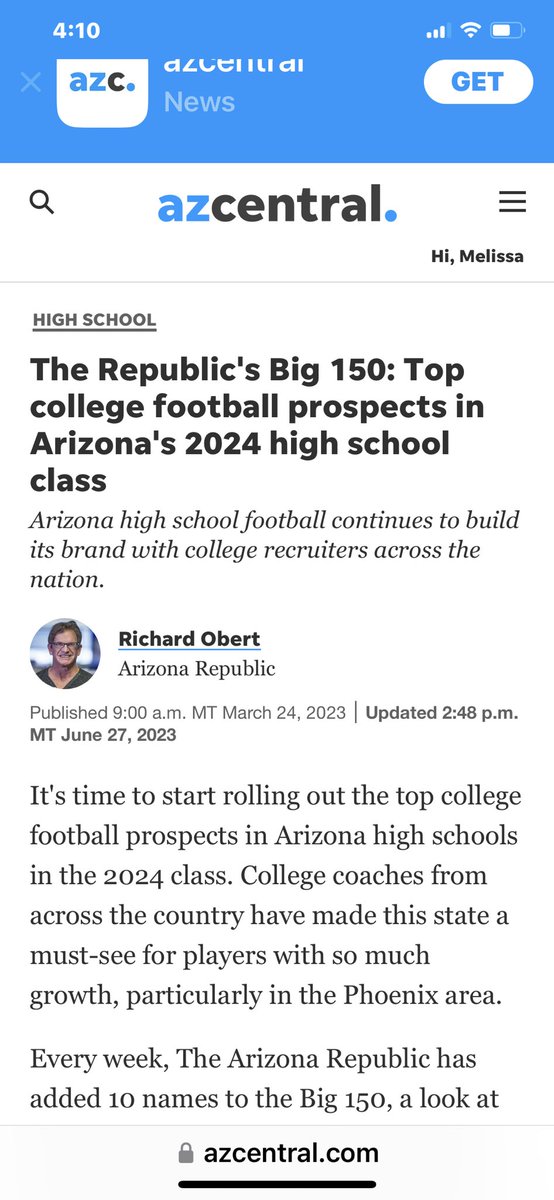 meyer_peters's tweet photo. Great job making the top football prospects @MckyPeters ! Keep Grinding!
@07202003peters 
@football_mesa https://t.co/q5YI2TBo6a