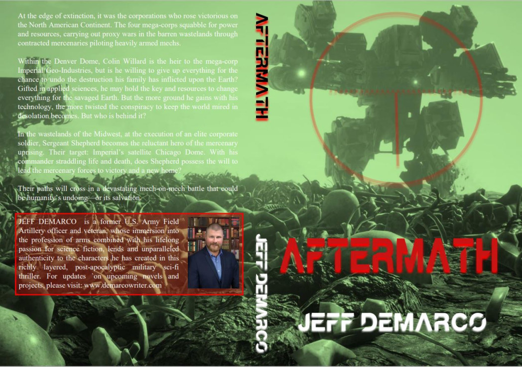 #Mech on mech combat in a #postapocalyptic wasteland! Target: Chicago Dome. Does SGT Shepherd possess the will to lead his people to a new home?
tinyurl.com/ydv7pb2h
#IARTG #SciFi #Mecha #WolfPackAuthors #KindleUnlimited