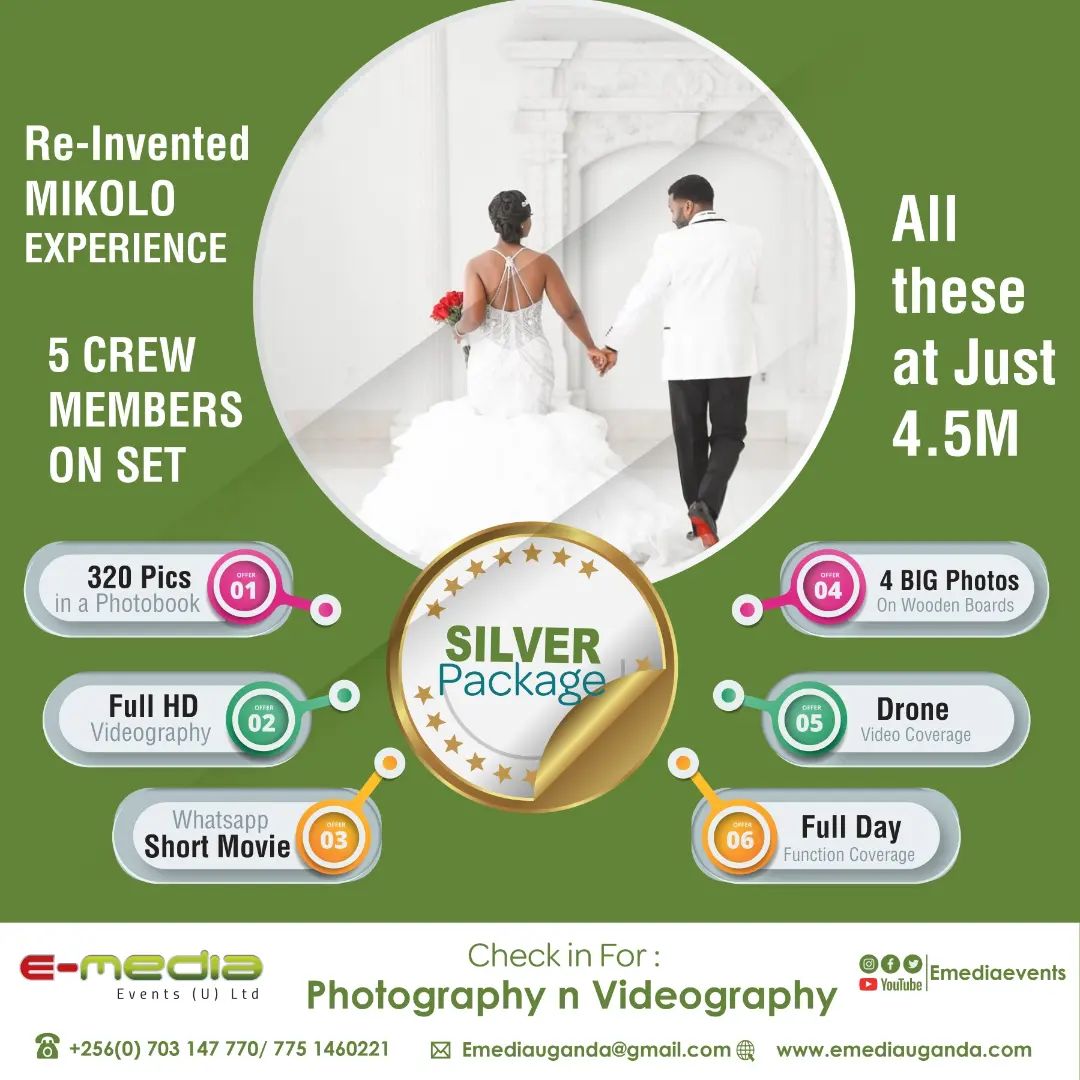 emediauganda's tweet photo. Photo &amp; video coverage
Book us today
Located at Cham Towers ROOM 156
 Tel 0705167285 https://t.co/dtz6Wp9xw0