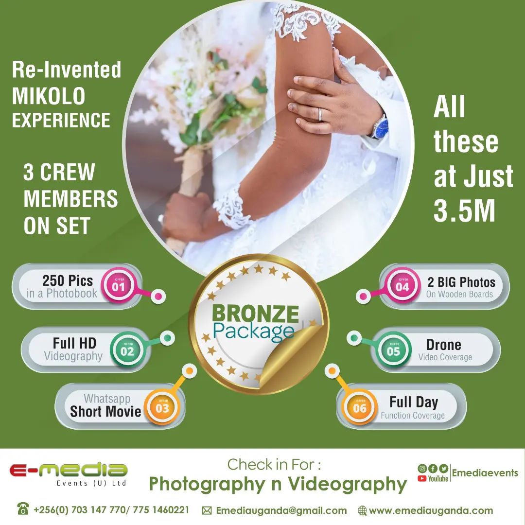 emediauganda's tweet photo. Photo &amp; video coverage
Book us today
Located at Cham Towers ROOM 156
 Tel 0705167285 https://t.co/dtz6Wp9xw0
