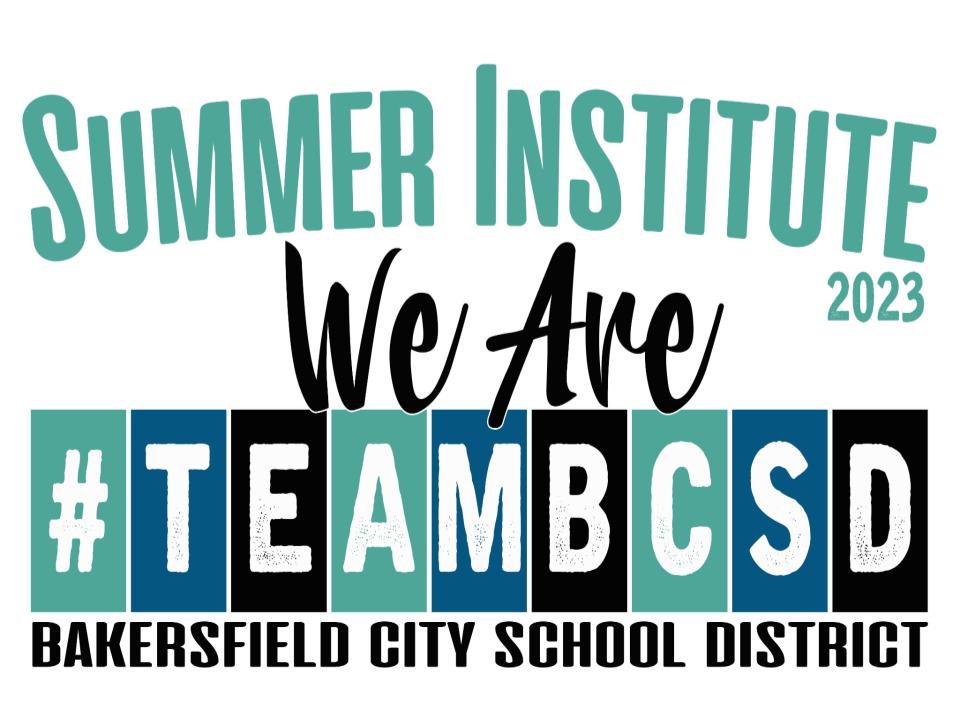 WE ARE #TEAMBCSD  <a href="/Team_BCSD/">Bakersfield City School District</a> begins our annual Summer Institute, professional development for teachers by teachers. Over 1,400 educators are registered to attend. Week 1 begins tomorrow and I can't wait to see you in the morning. See you at Cato Middle School!