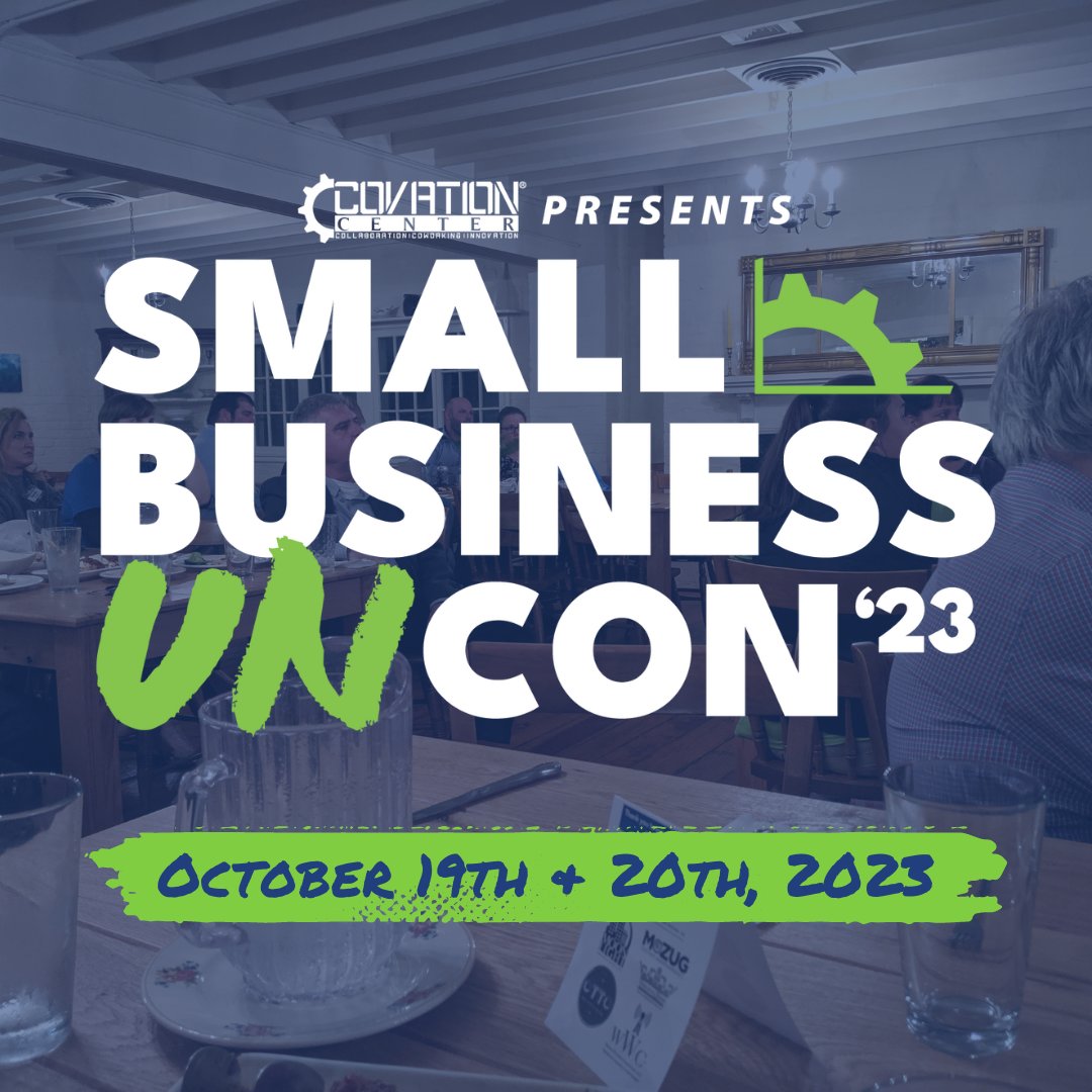 It's HERE! Connect and learn from small business owners from across Central Pennsylvania at this year's Small Business UnCon. Register (and learn more) here: covationcenter.org/2023-unconfere…