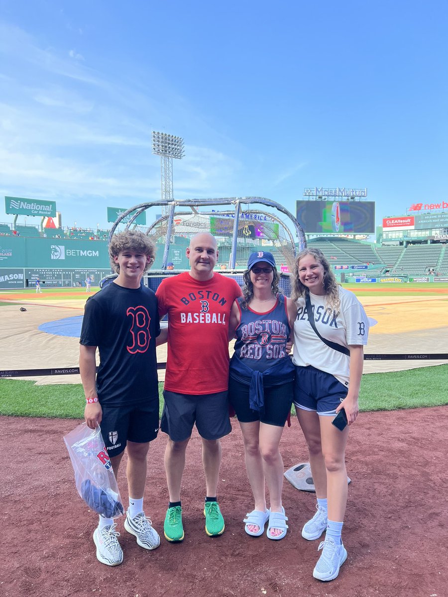 Summer trip to Boston with my family. My first trip to Fenway Park.