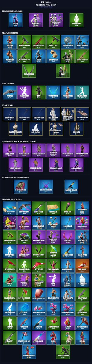 #Fortnite Item Shop for July 18th 2023 | fnbr.co/shop Set personalised reminders on our iOS app: fnbr.co/ios