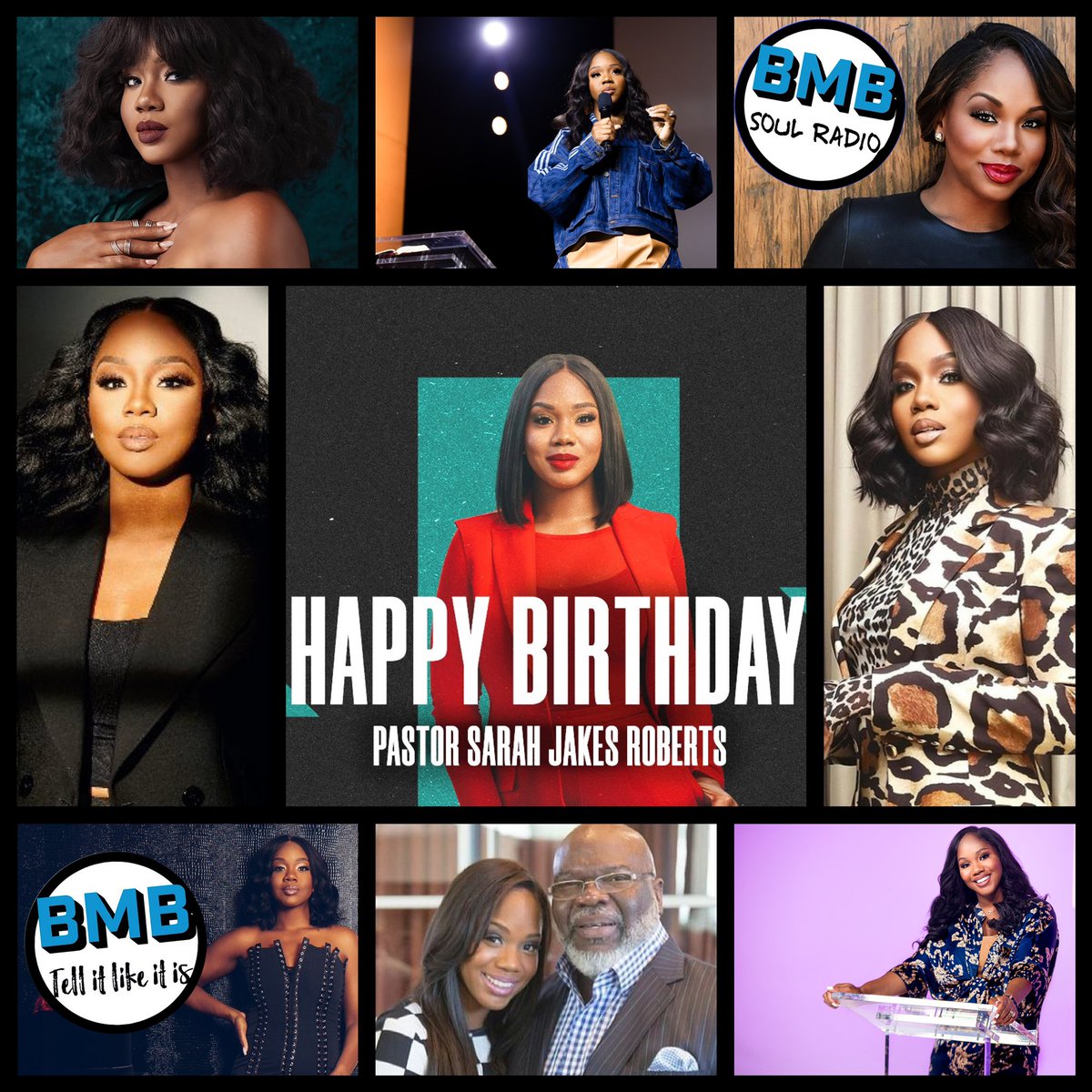 Bmbempower's tweet photo. 🎉🥳🎂🎁Happy Birthday Pastor @SJakesRoberts!!
#HappyBirthday #SarahJakesRoberts #potterhouse #Dallas #BishopTDJakes https://t.co/fmZzSaMvMi
