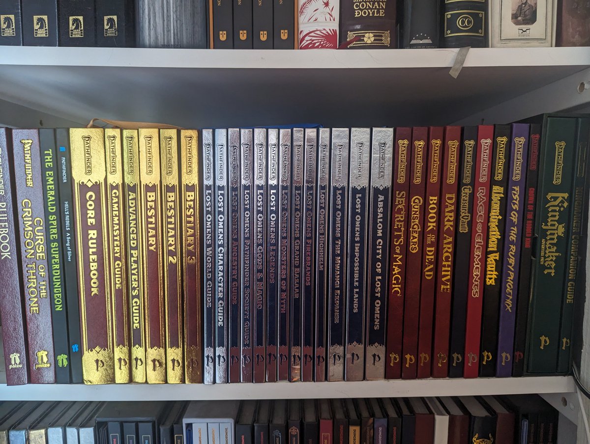 #Shelfie update now with #RageofElements and Absalom!

#Pathfinder2e