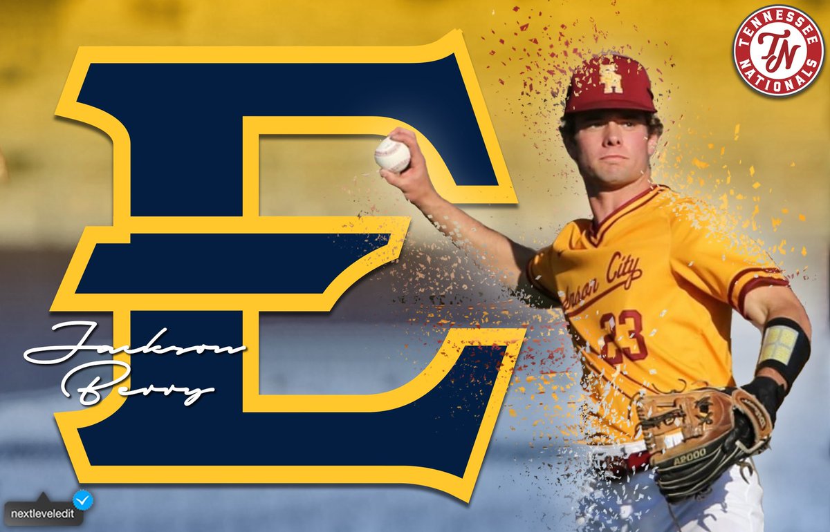 NATS Baseball (@tnnationalsbb) on Twitter photo CONGRATS to โ24 INF <a href="/JacksonBerry22/">Jackson Berry</a> (Science Hill HS) on his commitment to <a href="/ETSU_Baseball/">ETSU Baseball</a>!!
Prideful Johnson City boy staying close to home to be a Buccaneer. We canโt say enough about this kid and his family. SPECIAL in every way.
#TNkid | <a href="/5StarPreps/">5Star Preps</a> CONGRATS to โ24 INF <a href="/JacksonBerry22/">Jackson Berry</a> (Science Hill HS) on his commitment to <a href="/ETSU_Baseball/">ETSU Baseball</a>!!
Prideful Johnson City boy staying close to home to be a Buccaneer. We canโt say enough about this kid and his family. SPECIAL in every way.
#TNkid | <a href="/5StarPreps/">5Star Preps</a>